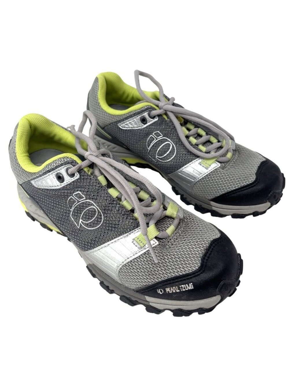 Pearl Izumi X-Alp Seek IV Womens Cycling Shoes Gray/Yellow EU 42 Lightweight